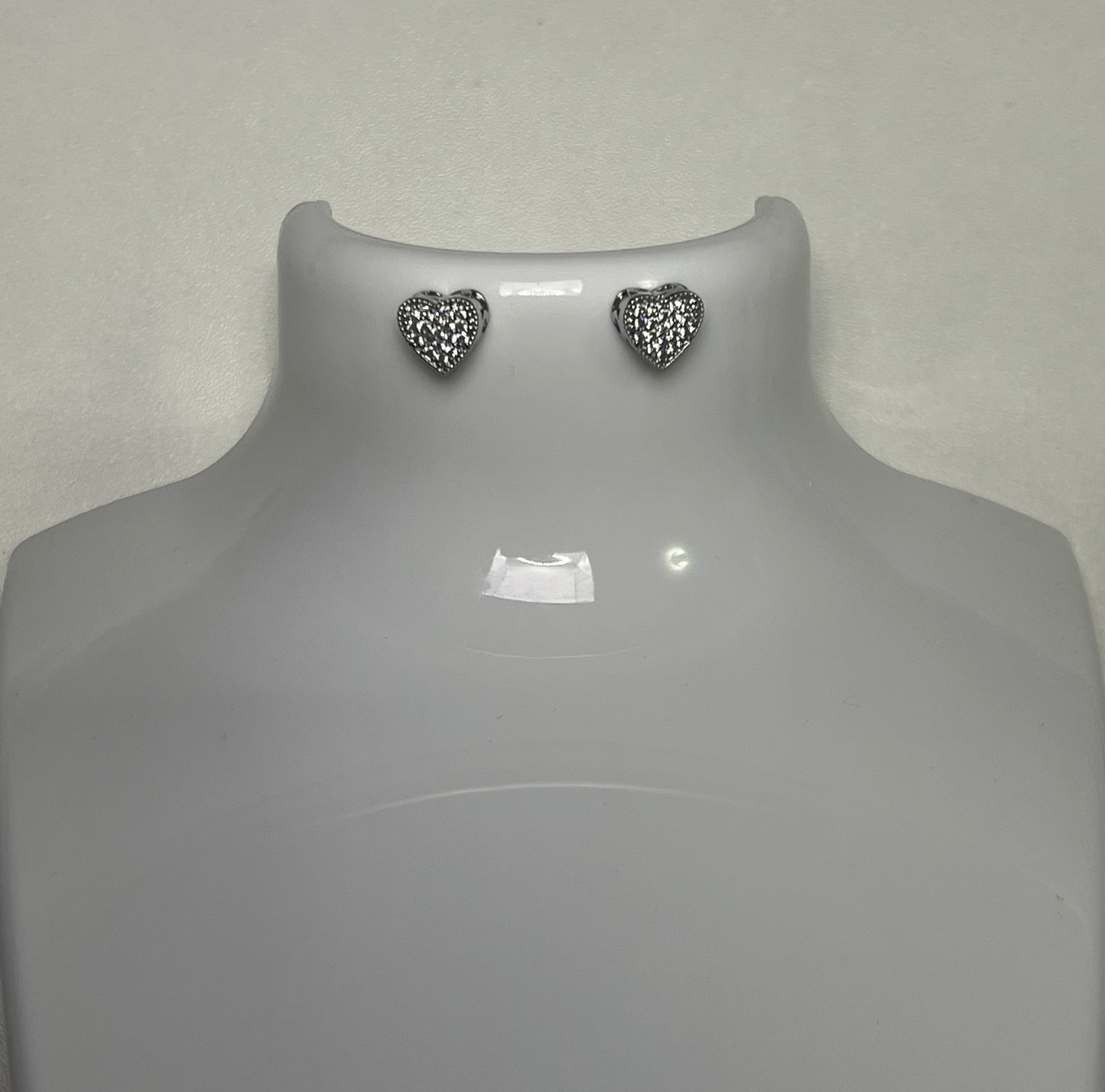 Silver Heart Earrings