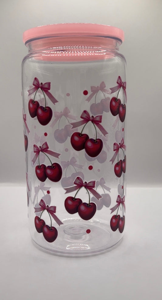 Small Cherry Plastic Cup