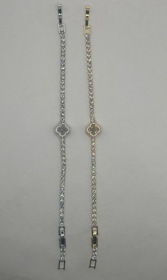 Clover Tennis Bracelet