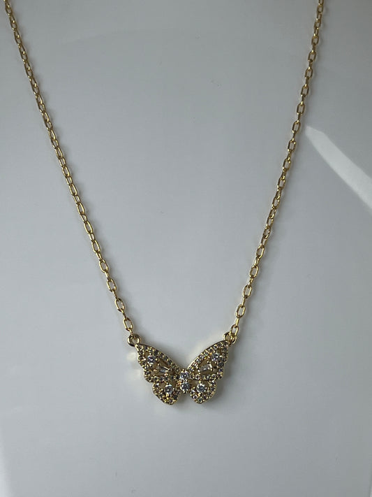 Luxury Gold Butterfly Necklace